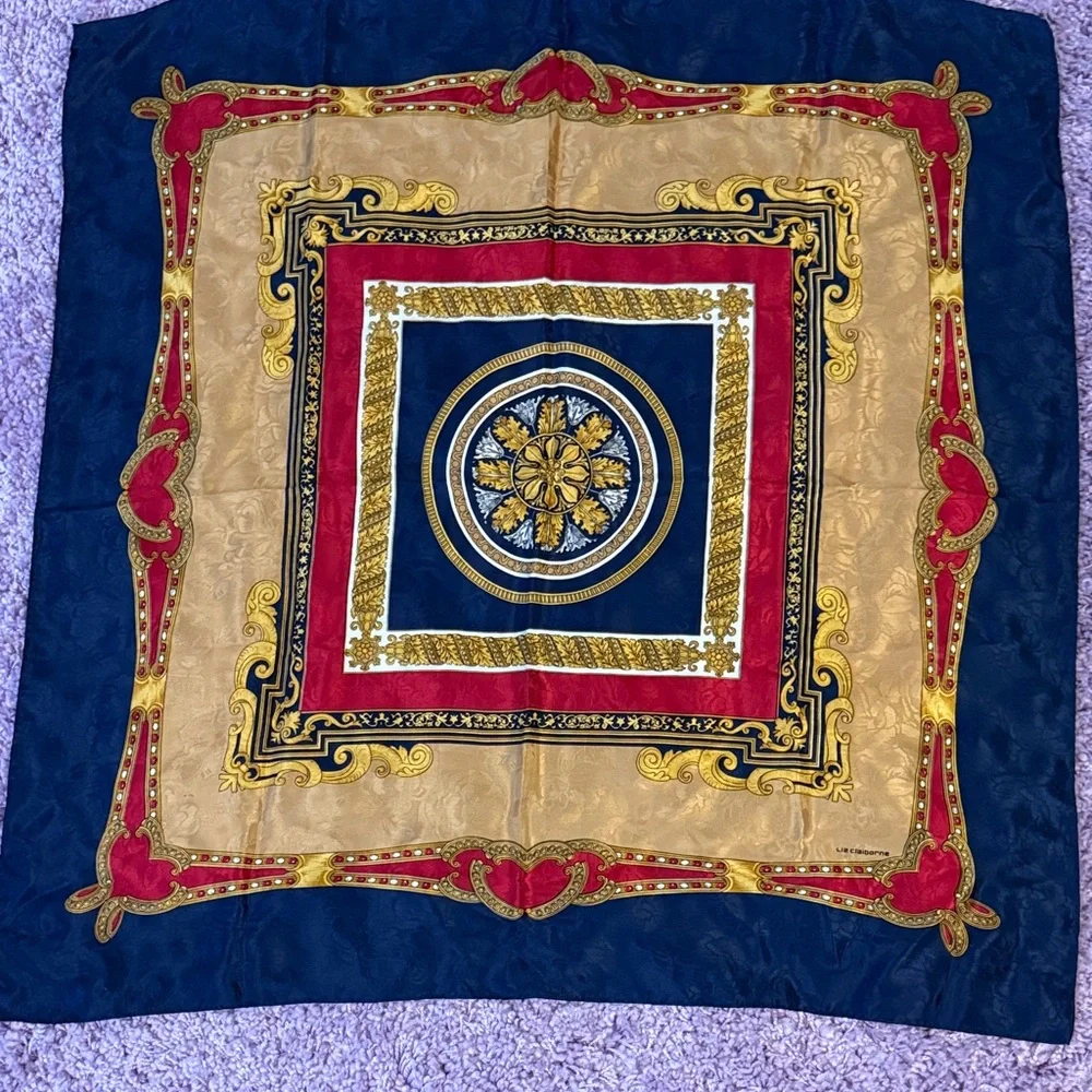 Liz Claiborne Multicolor Square Scarf
